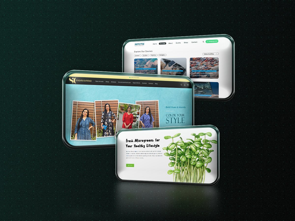 Website Design work